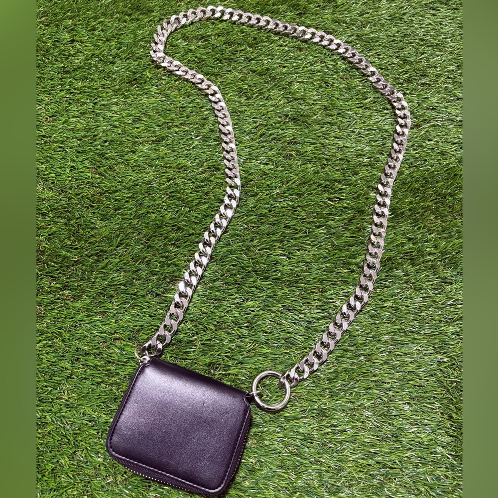Grossi Heavy Chain wallet clutch bag